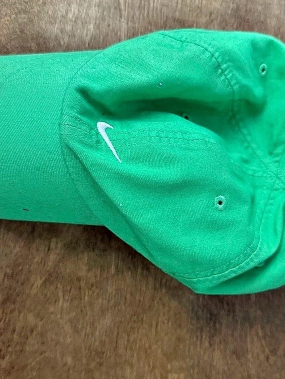 Nike Heritage 86 Futura Washed Cotton Cap Green Swoosh Cap